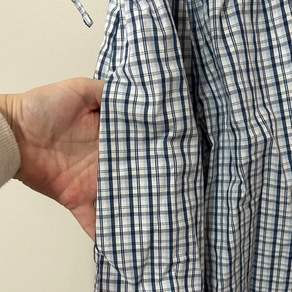 Abercrombie & Fitch Navy and White Checkered Mini Dress - Picture 3 of 9